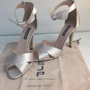 New SJP by Sarah Jessica Parker Buckingham heels